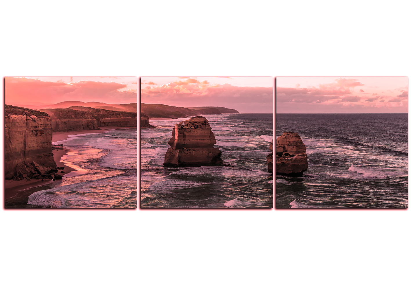 Obraz na plátně - Pobřeží Tichého oceánu - panoráma Obraz na plátně - Pobřeží Tichého oceánu - panoráma